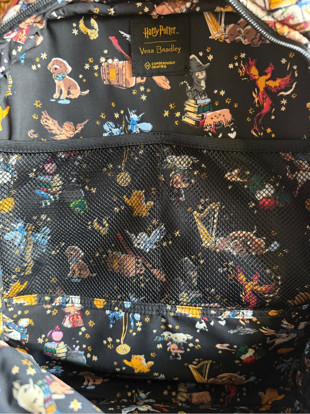 Vera Bradley Harry Potter “Friends at Hogwarts” Campus Backpack - Picture 11 of 16